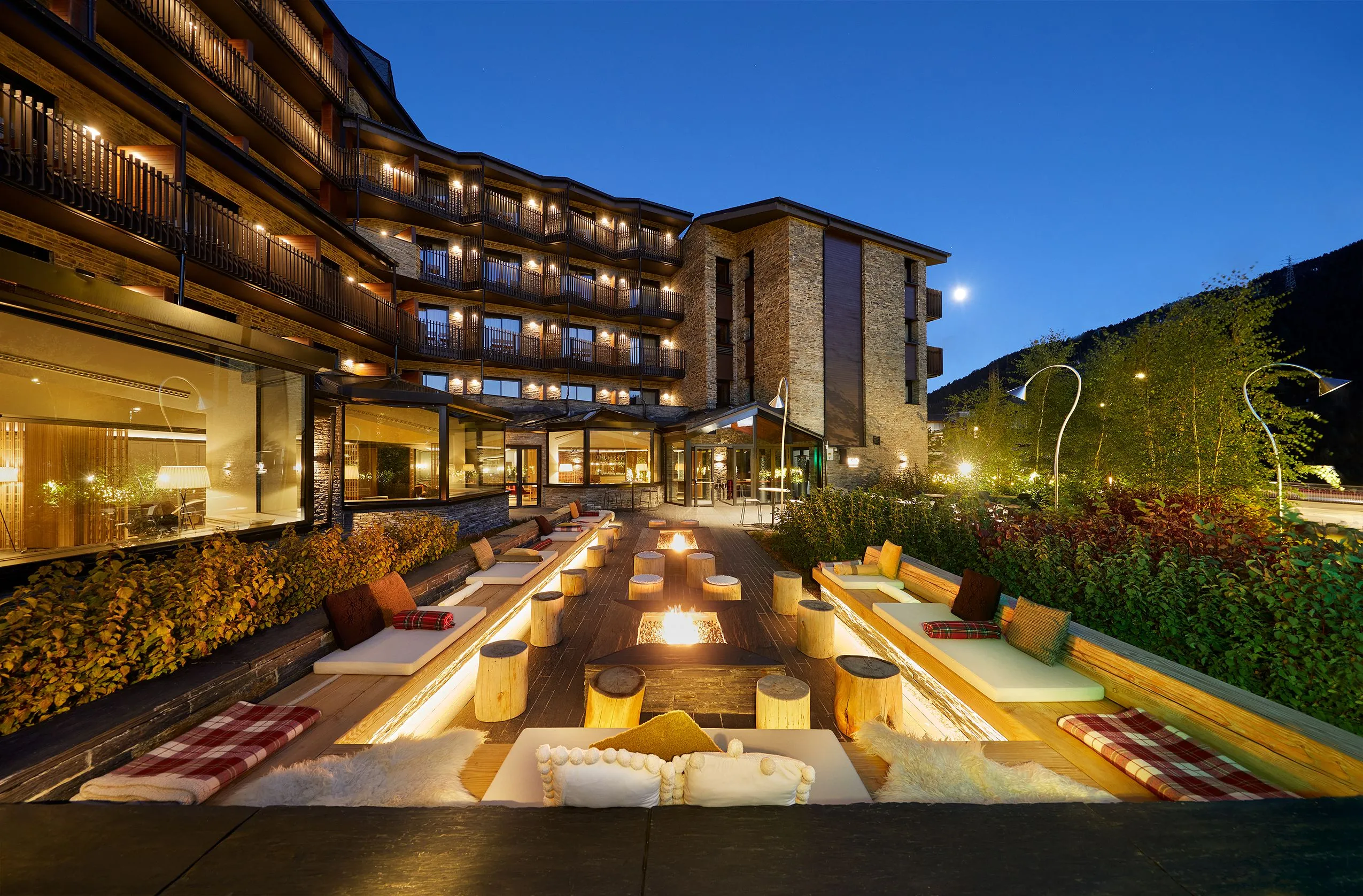 Hotellets terrass