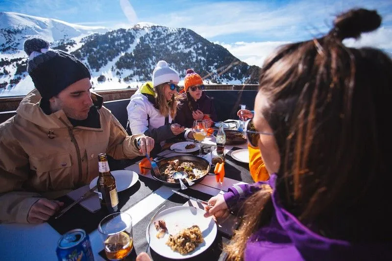 Restaurang i backarna Grandvalira