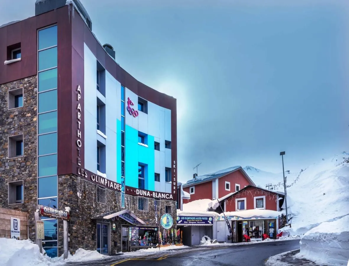 Lägenhet med kök på Aparthotel Les Olimpiades i Andorra